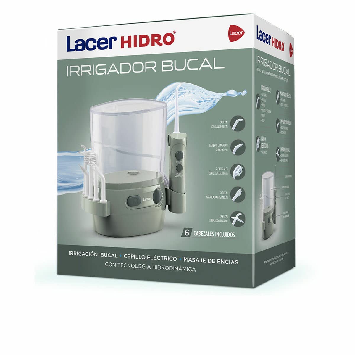 LacerLacer Water Flosser + 6 Heads