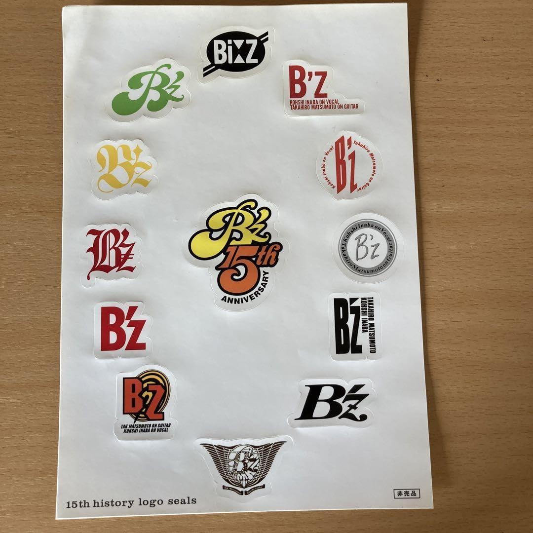 Amazon.co.jp: B'z ロゴ オリジナルステッカー : おもちゃ