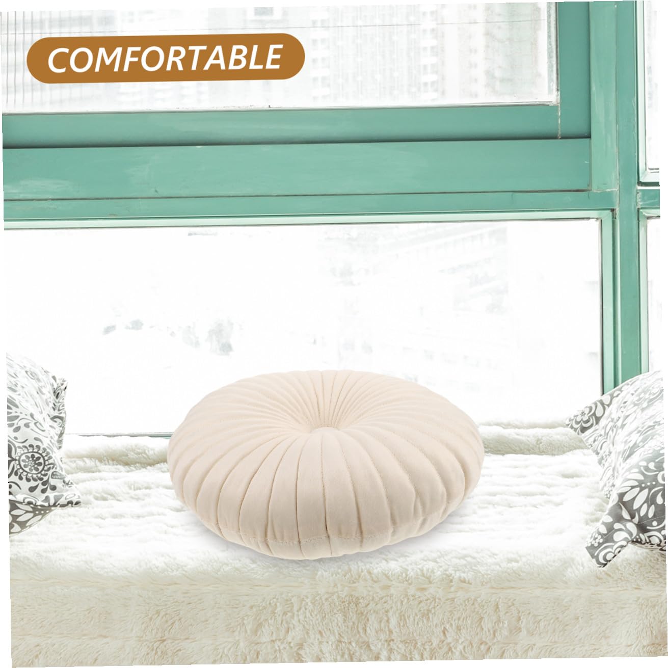 Rundes Kürbiskissen Dekoratives Bodenkissen Für Und Schlafzimmer Ergonomisches Design Für Optimalen Sitzkomfort Sofakissen Für Zuhause Und Auto