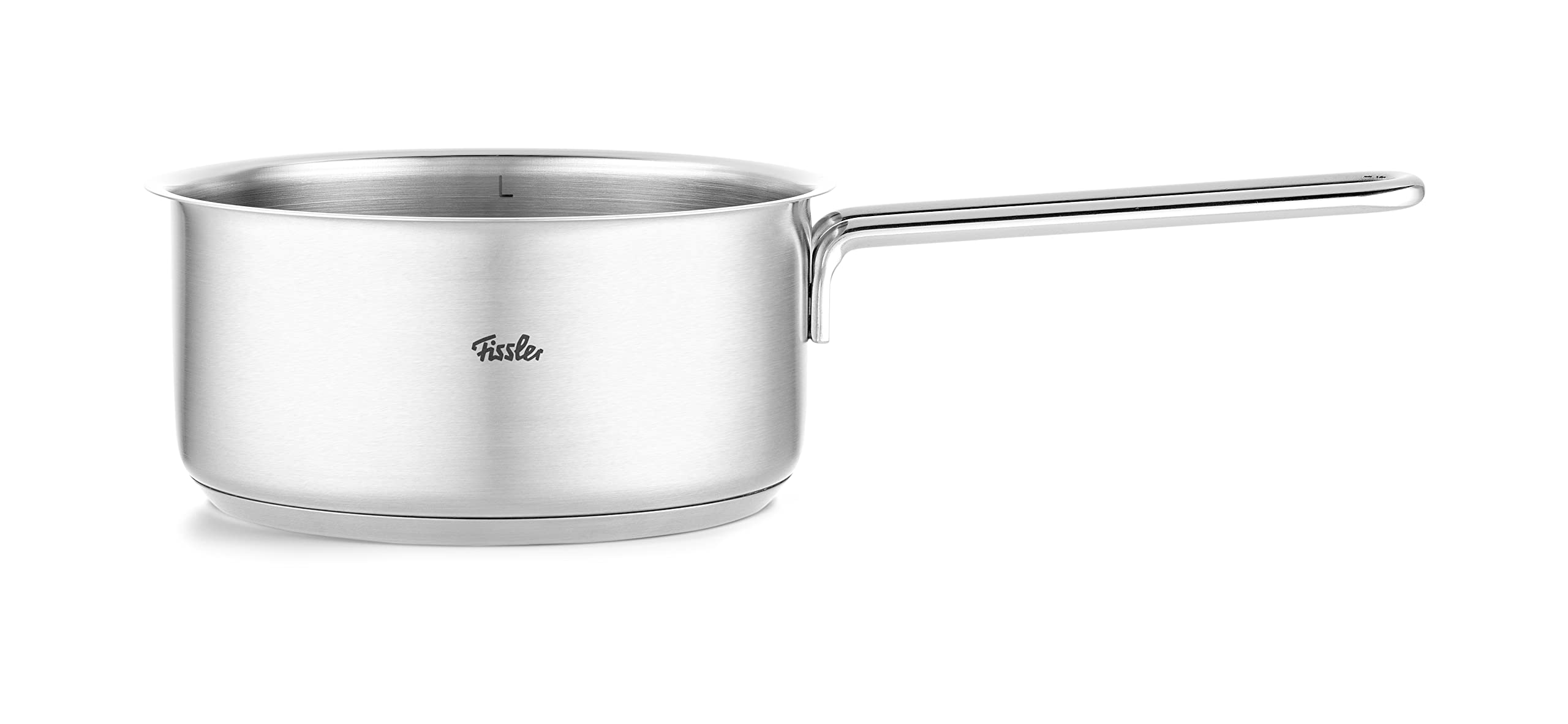 Fissler Pure Collection zestaw garnków ze stali nierdzewnej, 5-częściowy, garnki z metalową pokrywką (3 garnki, 1 garnek do pieczenia, 1 rondel) - indukcja