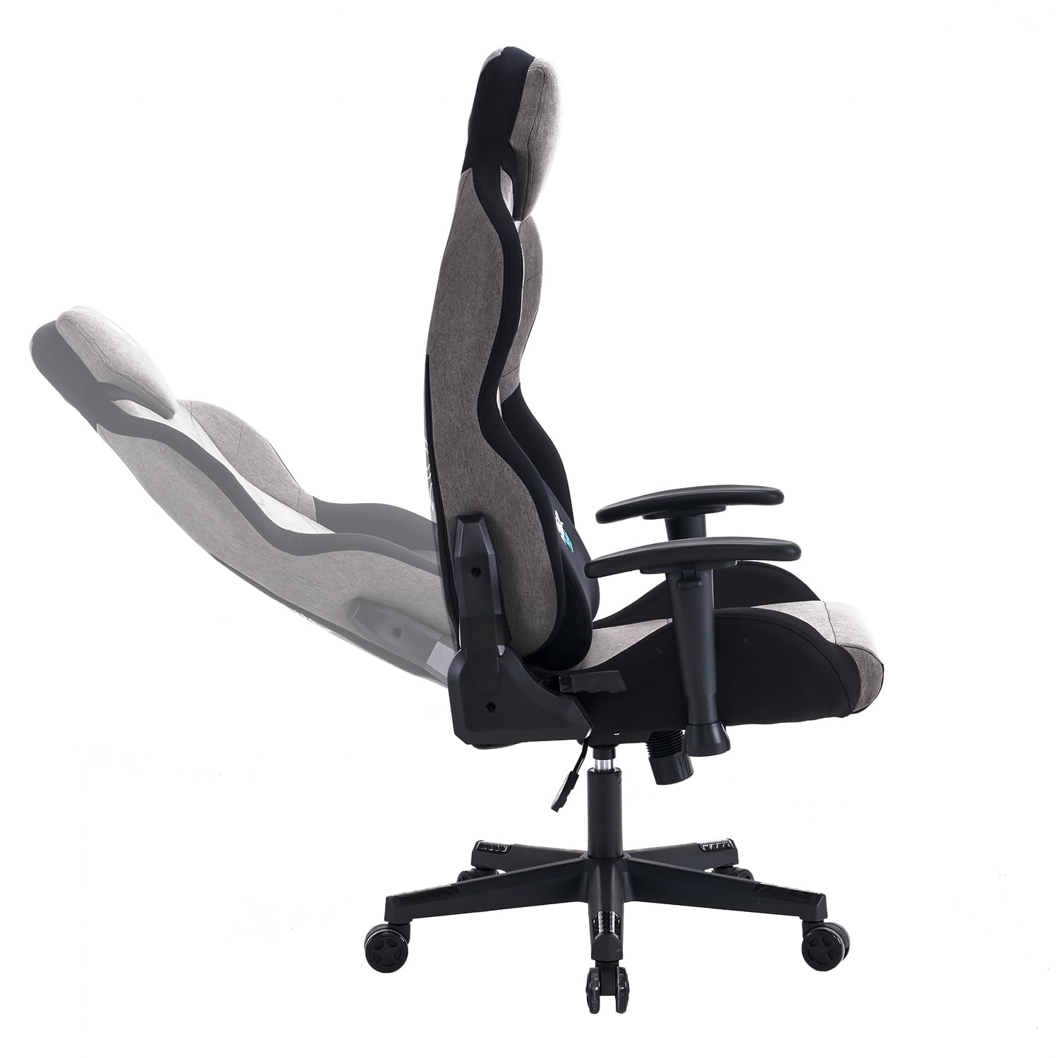 Woxter Stinger Station Titan Dark - Sedia da gaming ergonomica, tessuto idrorepellente, asse di resistenza realizzato in acciaio e ruote silenziose di massima qualità, GM26-110