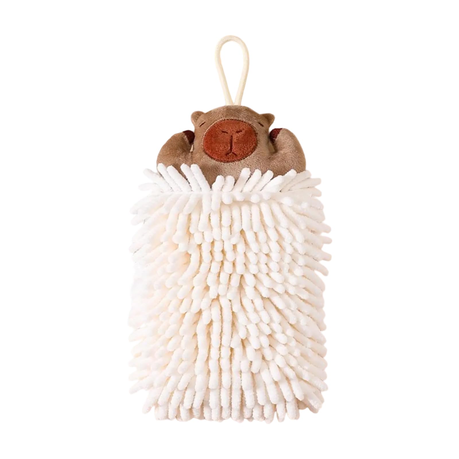 Tsophreniq Chenilles Hand Towel Bathroom Kitchen Hand Balls with Hanging Loopes Quick Drying Soft Absorbent Microfiber Absorbent Towels