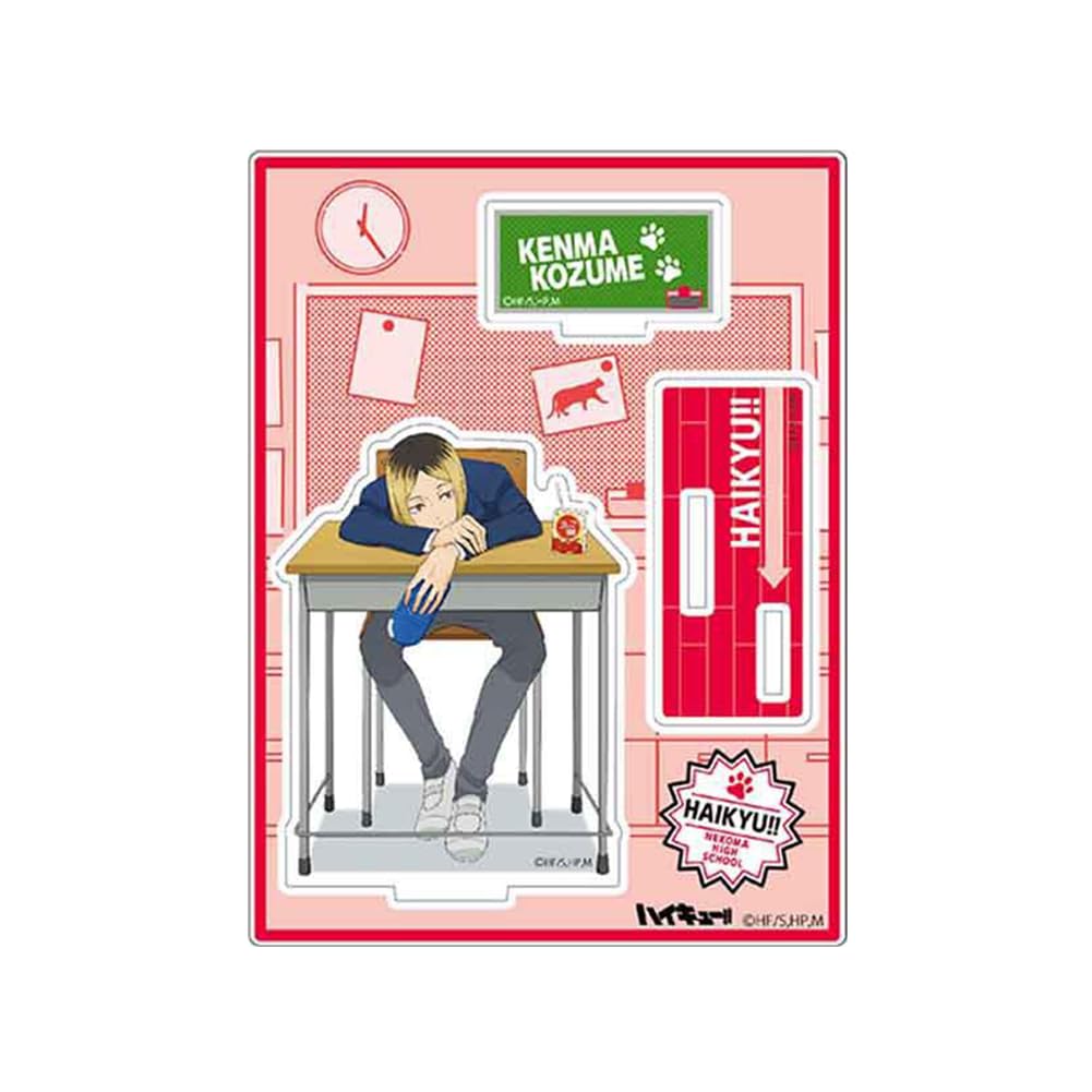 Xinchangda Haikyuu Anime Figure Acrylic Stand Hinata Shoyo/Tobio Kageyama/Kozume Kenma Character Model Statue Desktop Display Standing Figures 15CM