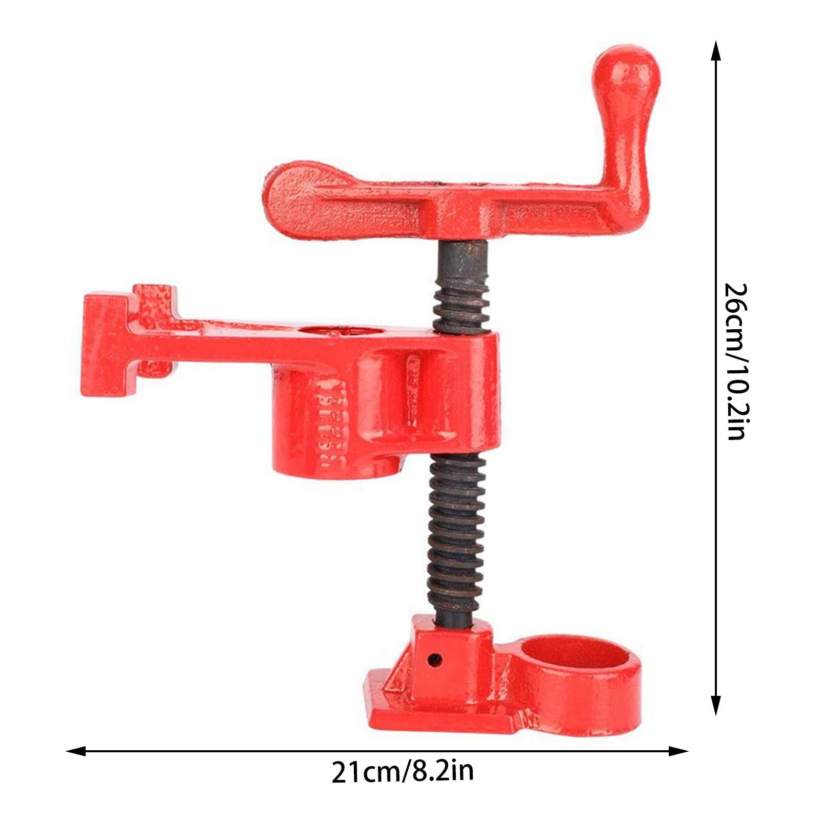 Abrazadera de Tubo para Carpintería, 4 piezas 3/4 pulgadas (26.5mm) Sujeción Rápida, 26.5mm Prensa Tornillo Tubo, Herramienta de Carpintero de Carpintería de Alta Resistencia