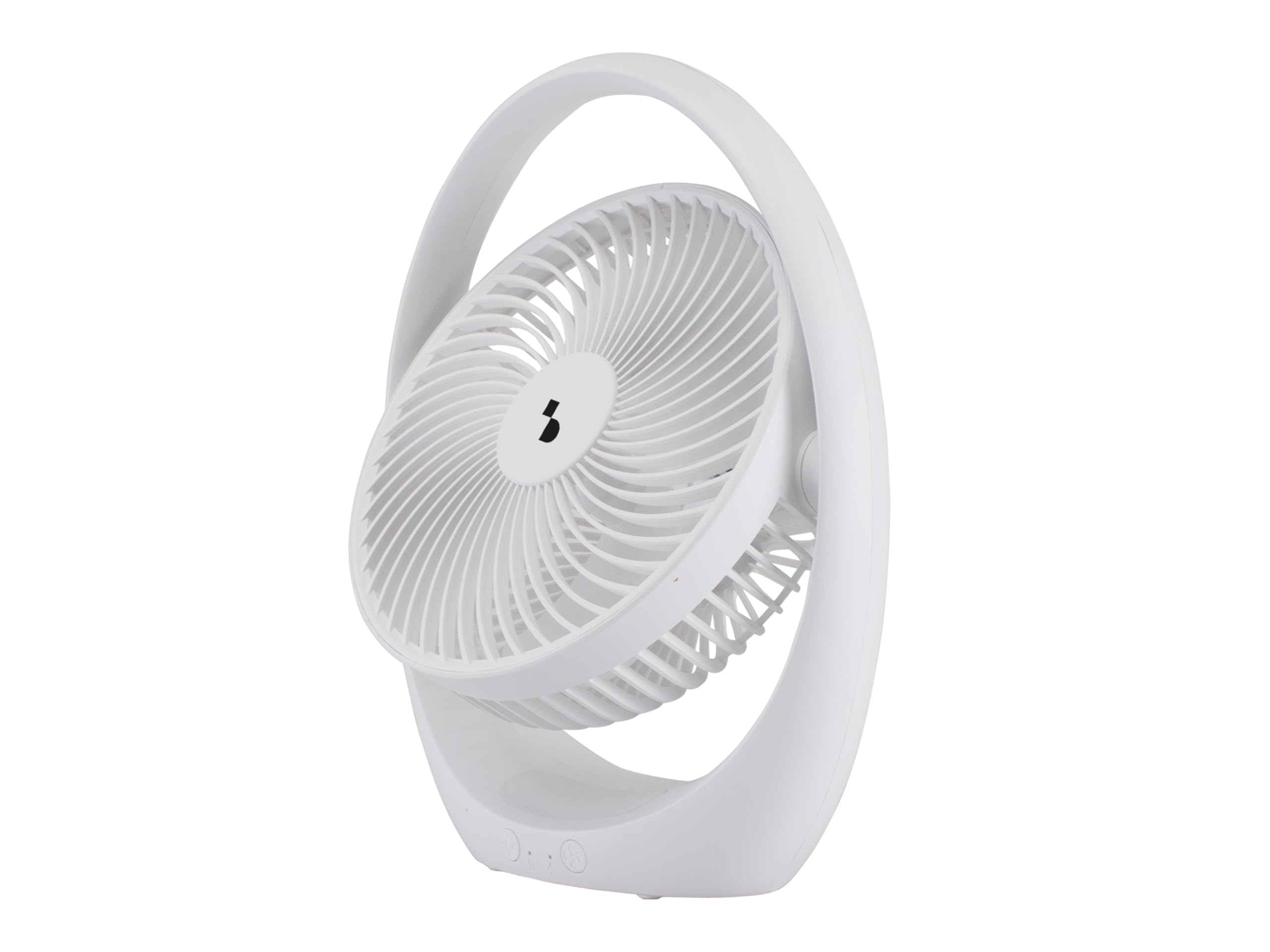 BEPER P206VEN425 Ventilatore da Tavolo Ricaricabile con Luce LED, Ventilatore Portatile 3 Velocità, Luce Notturna 2 Intensità, Autonomia 5h, Inclinazione Regolabile, USB