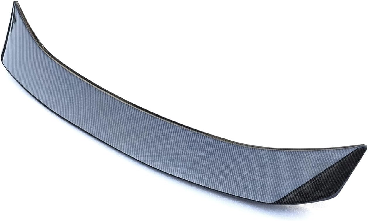 Rear Spoiler Wing Cover Compatible with Honda Civic Hatchback 11TH 2026 2025 2024 2023 2022 Rear Spoiler Tail Trunk Lip Wing Flap Exterior Car Accessories ABS 1PCS(Carbon Fiber Style)