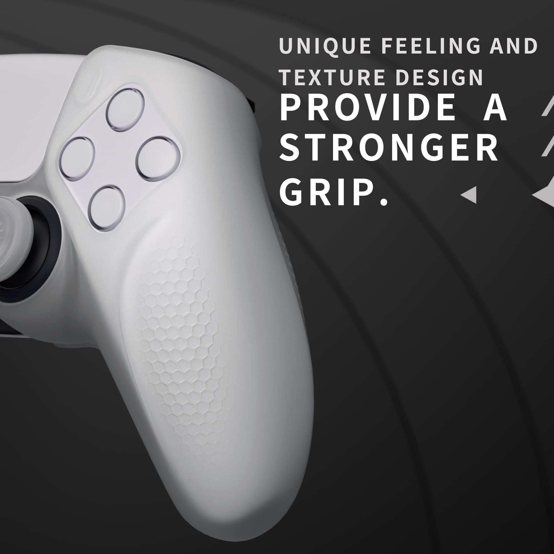 PlayVital Ergonomiczny Miękkie Gumowe Etui do ps5 Controller,Antypoślizgowa Silikonowa Ochraniacz z Nakładkami Joysticka do ps5 Stacja Ładująca-Świecący w Ciemności Zielony(Edycja Ninja)