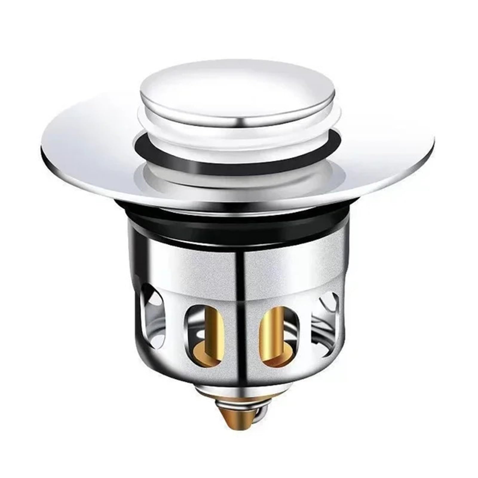 Basin Pop-up Drain Filter Bathroom Shower Sink Plug Wash Hair Strainer Kitchen Bathtub Stopper For Bathtub