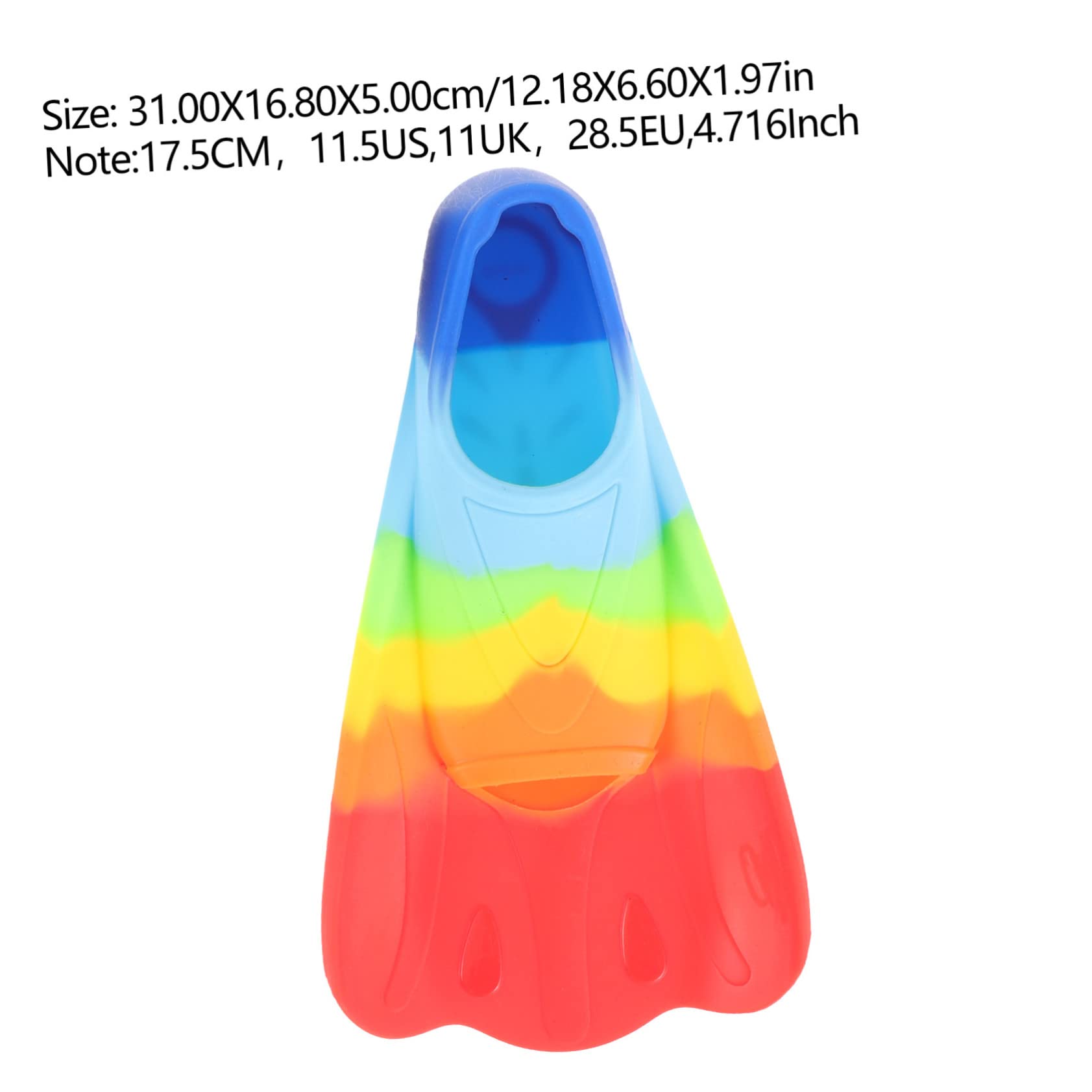 Fins de Natation Garçon Fille Silicone Flexible Légères pour Entraînement Confortable pour Snorkeling Natation