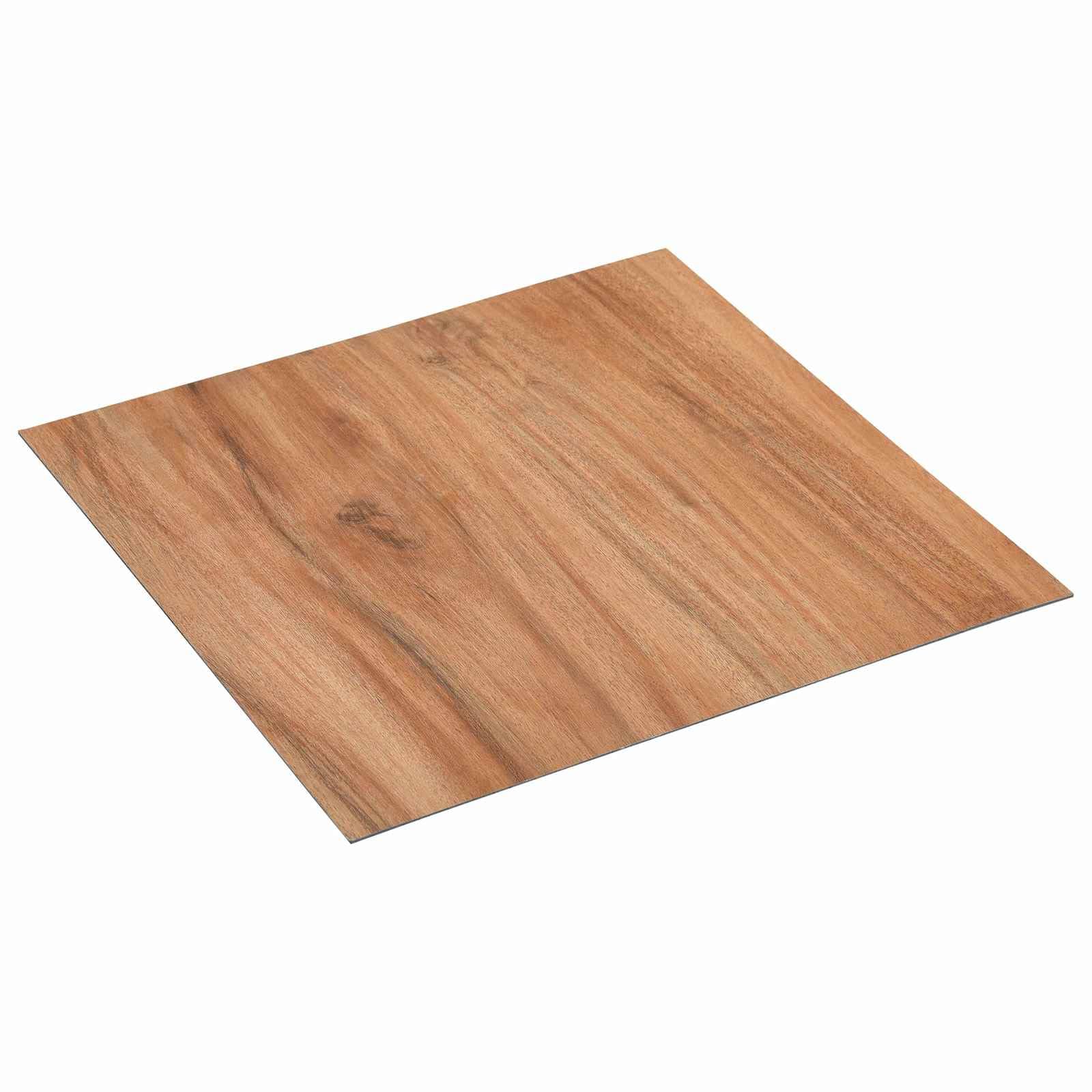 Lot de 20 planches de sol autocollantes en PVC - 30,5 x 30,5 cm - Carrées - Pour stratifié, vinyle, parquet, salon, cuisine, salle de bain - Découpe facile et design antidérapant