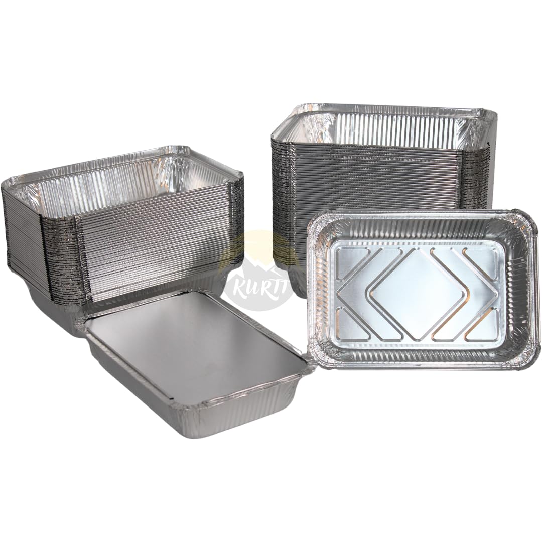 Aluminium Bak 770 Rond met deksels - Aluminium bakjes wegwerp - Prep meal - Aluminium Schaal - Horeca - Alubak - Barbecue - Kapsalon - Aluminium wegwerp bakjes - Aluminium bakjes - 100 stuks