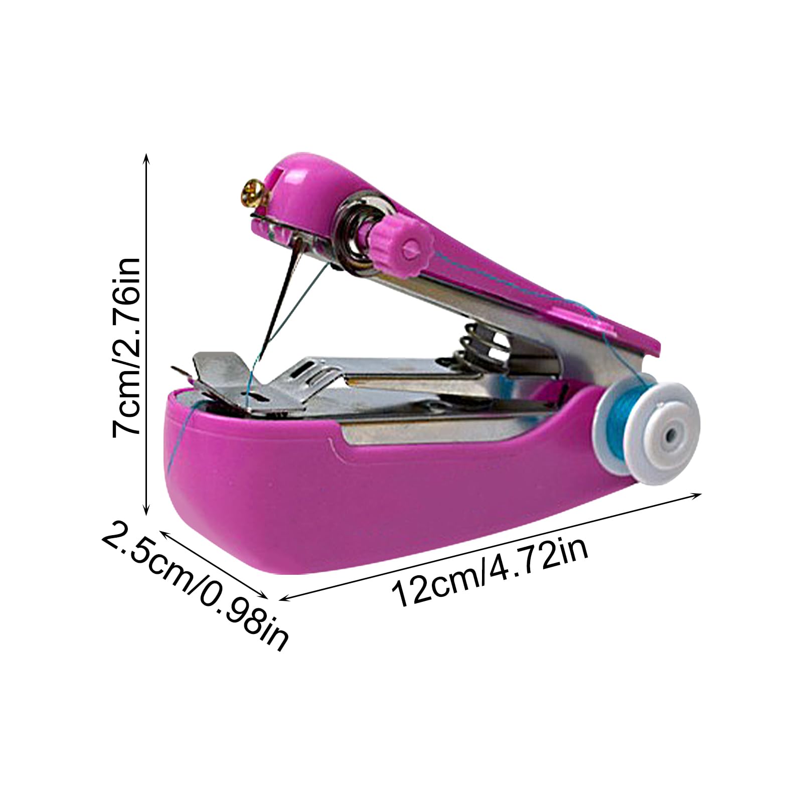 GEDOX Small Sewing Machine | Portable Hand Held Sewing Device for Beginners | Heat Resistant Sewing Device Kit for Travel and Clothing Repair