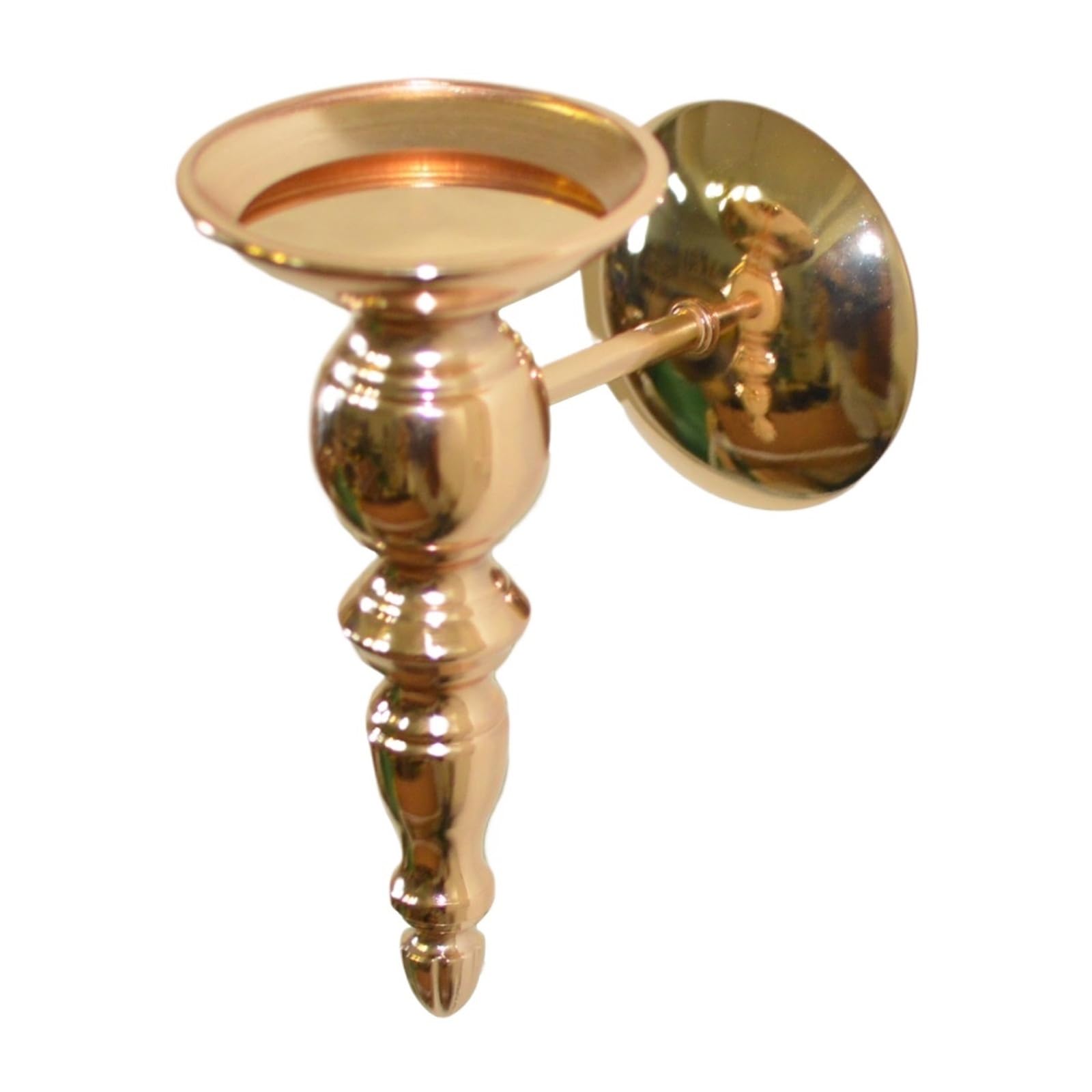 Candelabros de Pared, 3 Piezas, Elegantes candelabros de Pared para decoración del hogar, para baño, Chimenea, Bodas (Amarillo)
