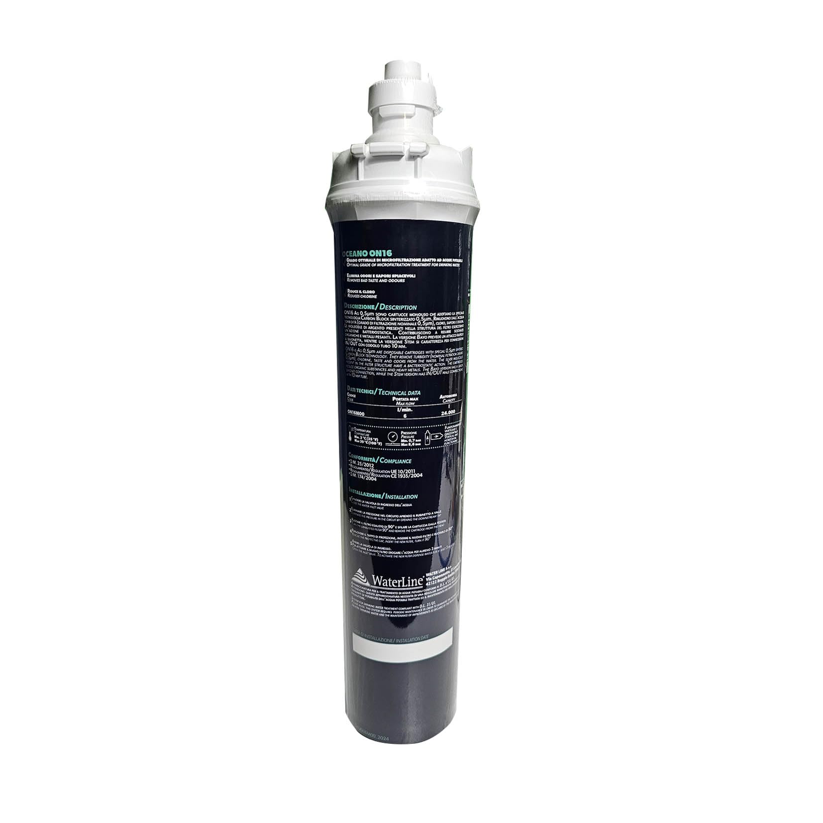 Oceano Filtro Carbon Block 0,5 Micron con molecole d'Argento (Medium)