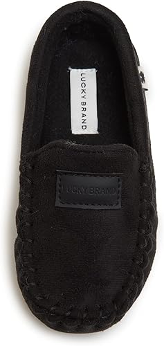Lucky Brand Mocasines de microgamuza para niño