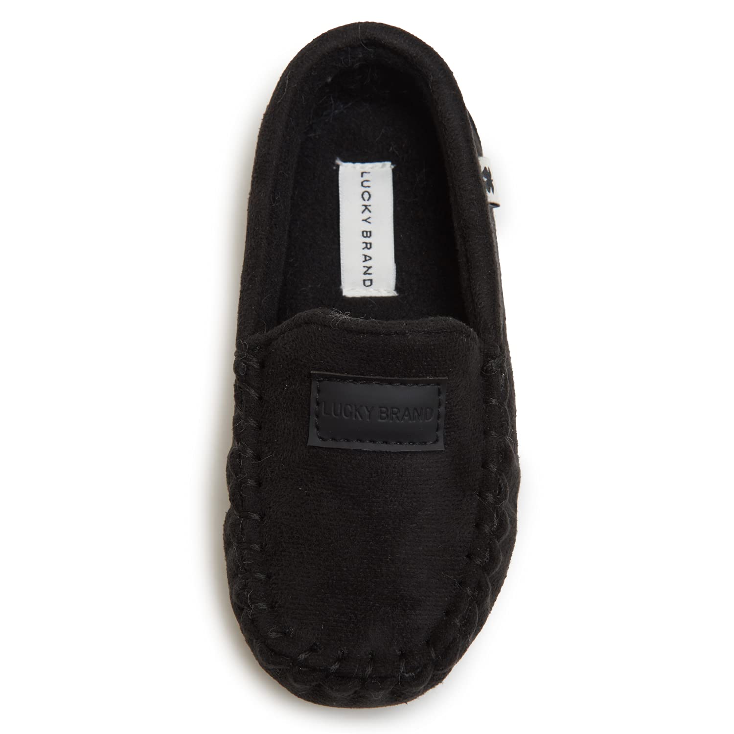 Lucky Brand Boy's Micro-Suede Moccasin Loafer Slippers