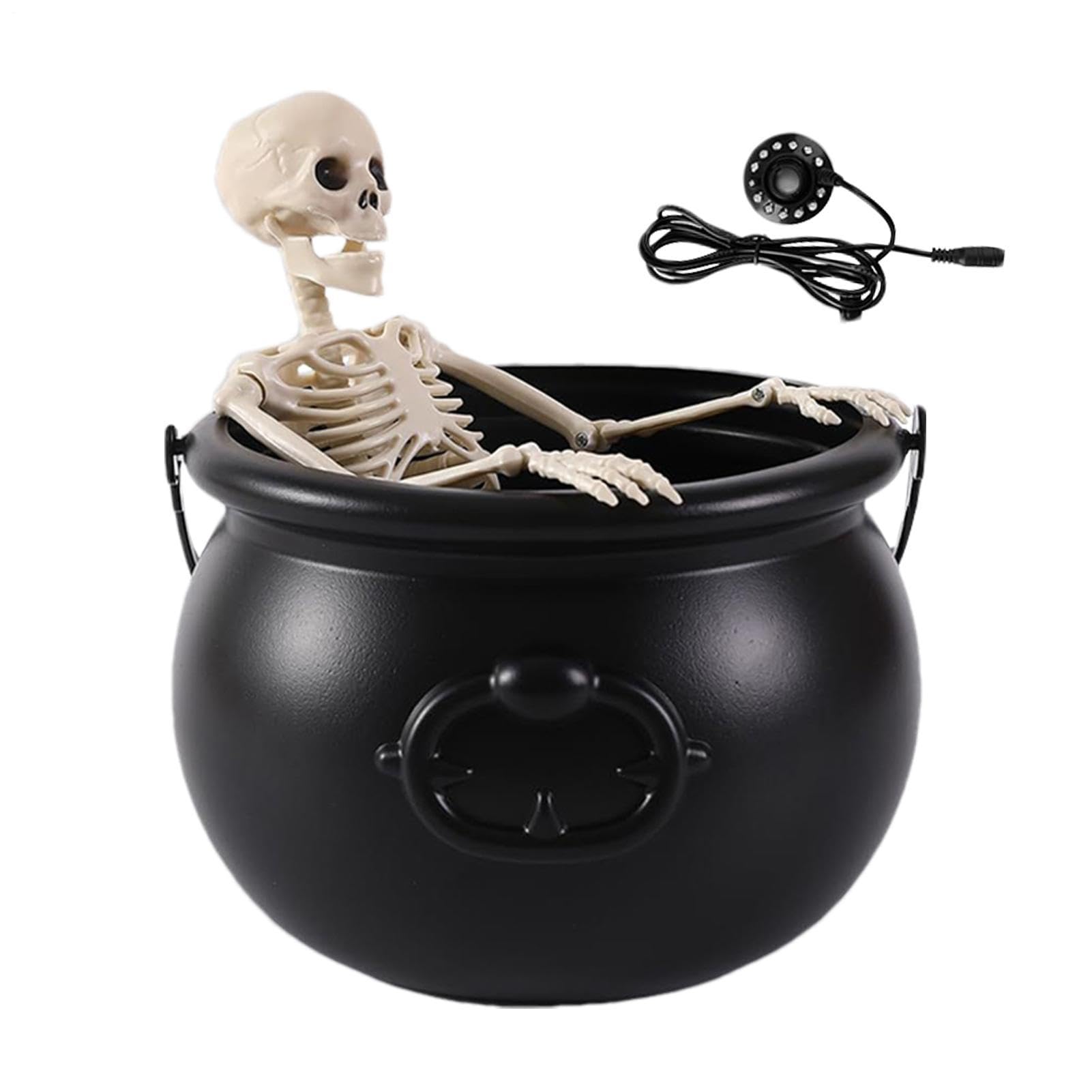 Kocioł na Halloween ze sznurkiem do przerażających dekoracji