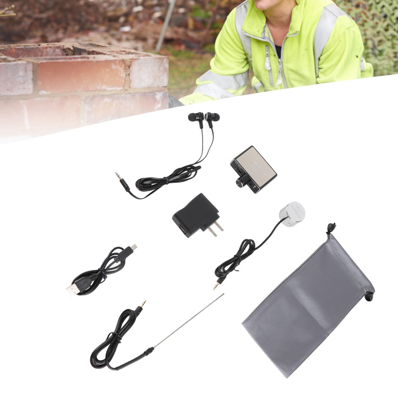 Intensificateur sonore haute résistance pour détecteur de fuite de tuyau d'eau