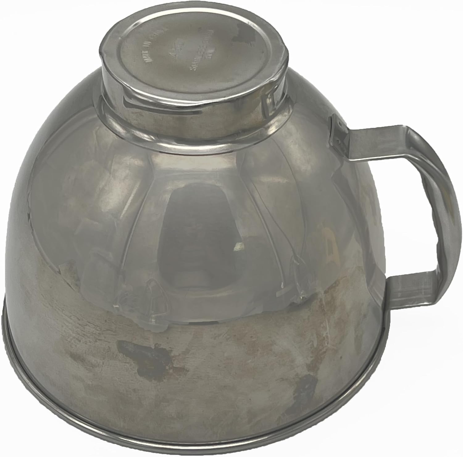 Cuenco mezclador de pie para Kitchenaid de 4.5 cuartos de galón, cuenco de acero inoxidable para batidora artesanal de 5 cuartos de galón, plateado (4.5 cuartos de galón)