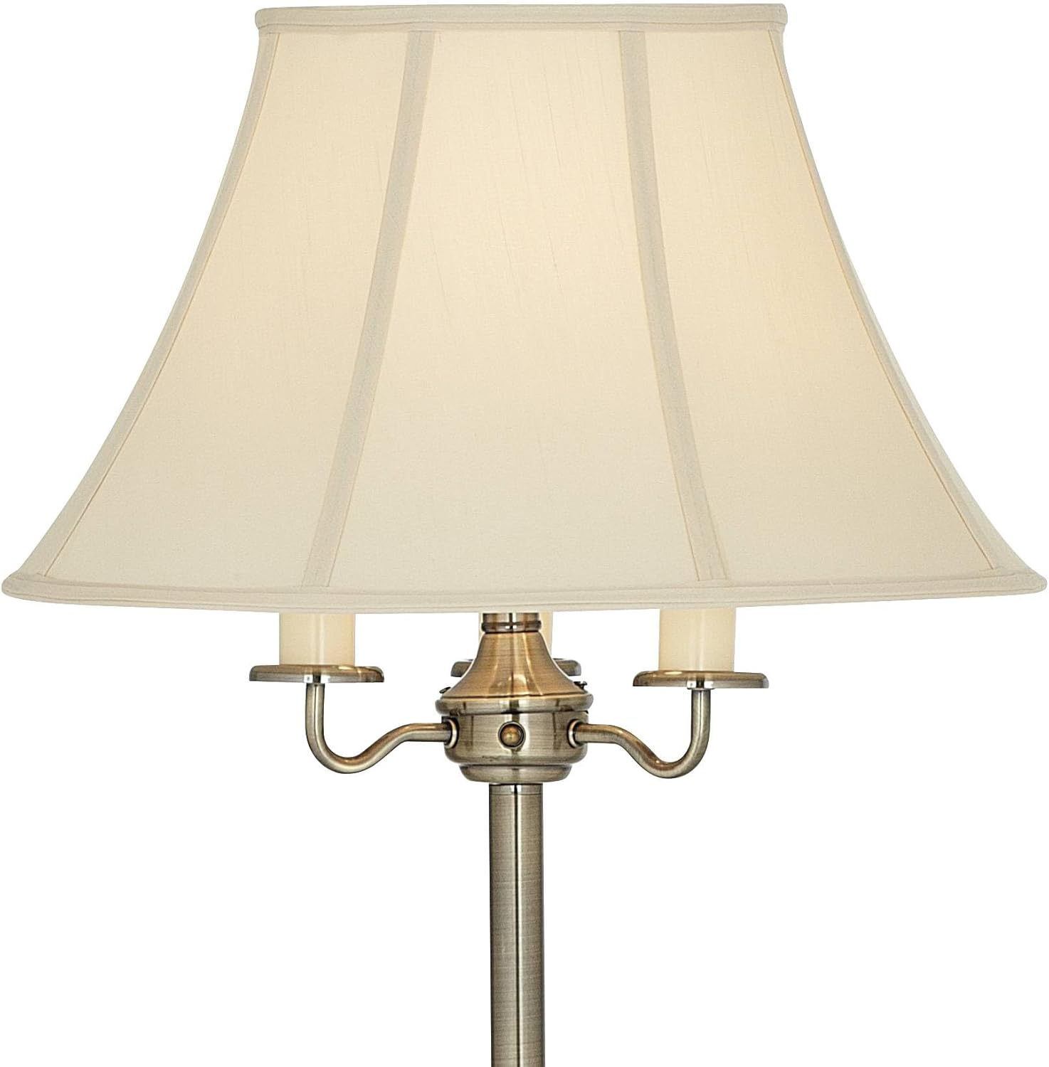 Regency Hill Montebello Traditional 59" Tall Standing Floor Lamps Set of 2 Lights Candelabra 4-Light Gold Metal Antique Brass Finish Living Room Bedroom House Reading Office Home Decor Entryway