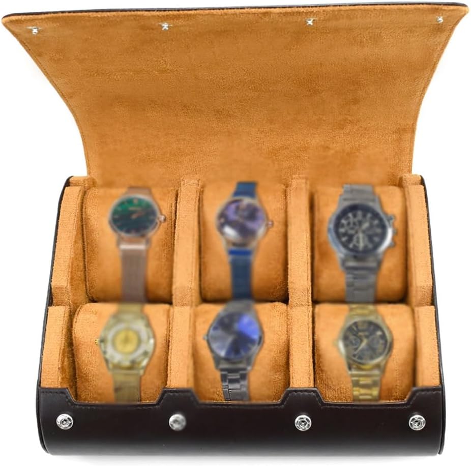 Large Capacity 6-position Watch Case, Collectible Storage Box, Detachable And