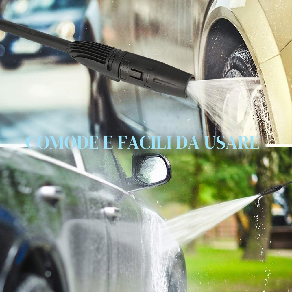 Lancia idropulitrice karcher, Per kärcher ricambi per Kärcher K2 - K7 Serie, Con Ugello Turbo Rotante Dirt Blaster e Ugello Spruzzatore Regolabile