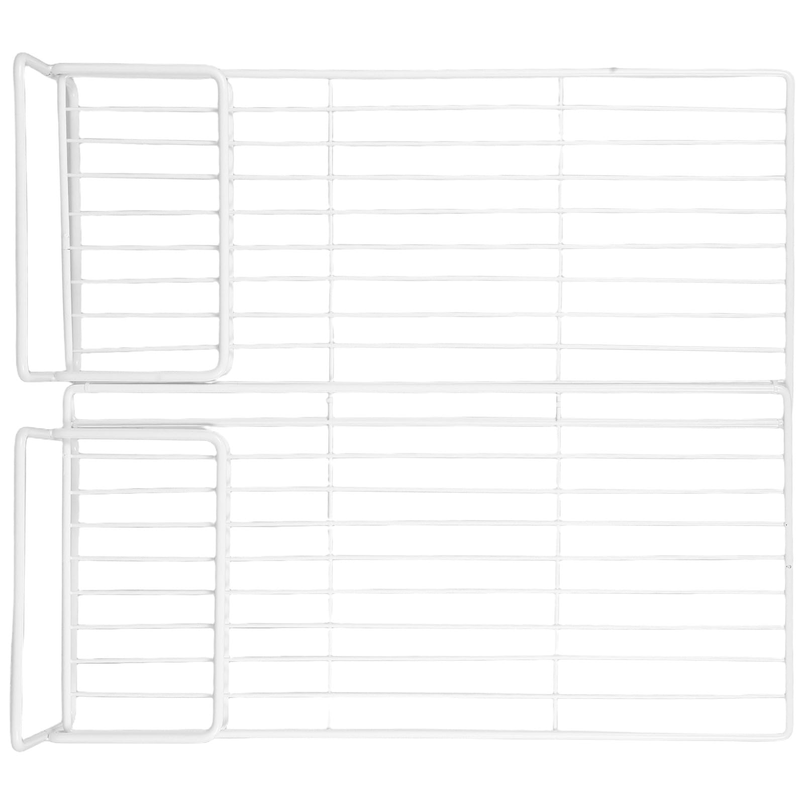 Milisten Gefrierfach Regalteiler Kunststoff Gittertrenner Verstellbar 32 34Cm X 36cm Kühlschrank Organizer für Supermarkt und Gefrierfach Nutzung