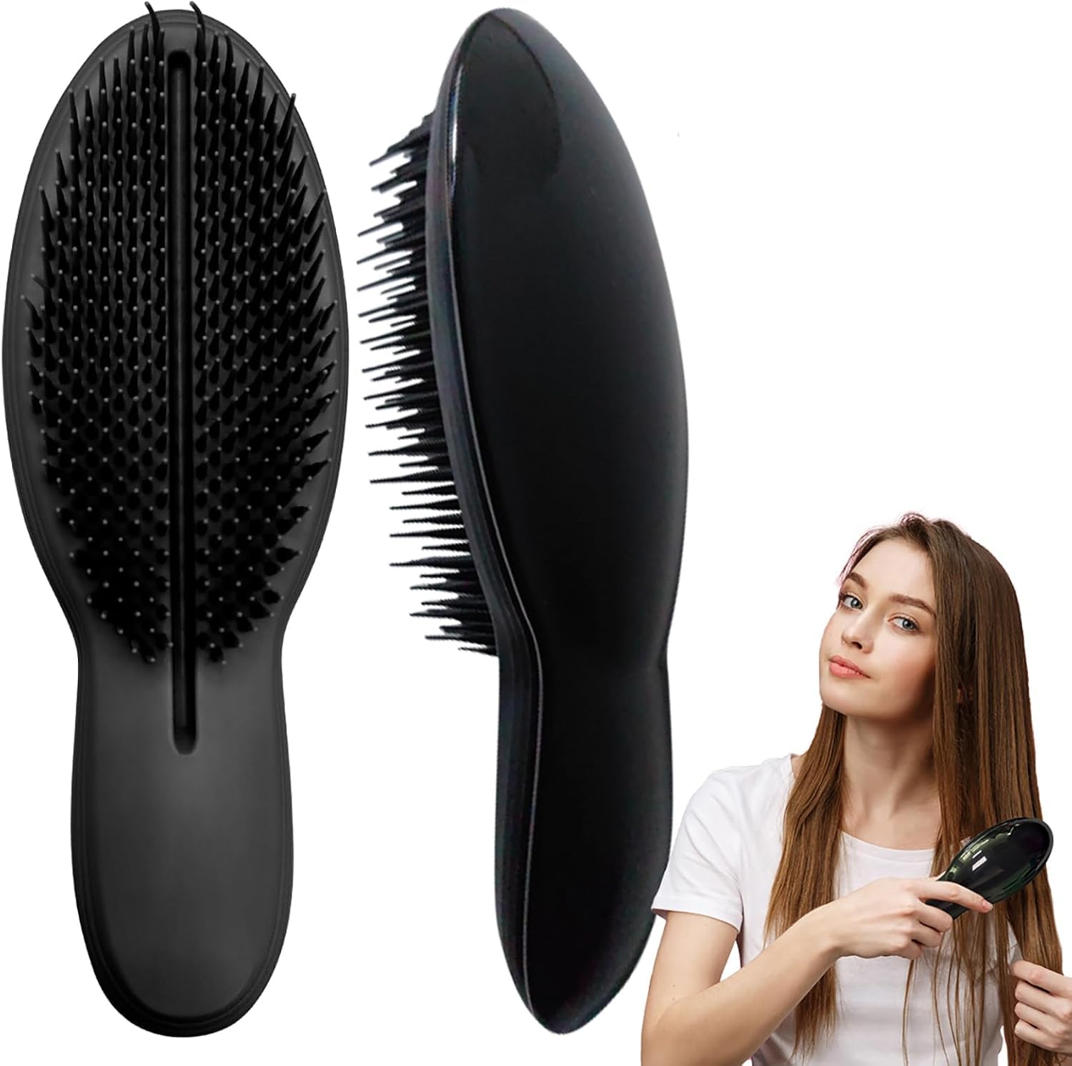 Escova de cabelo anti-quebra pente anti frizz escova,Escova de Massagem no Couro Cabeludo