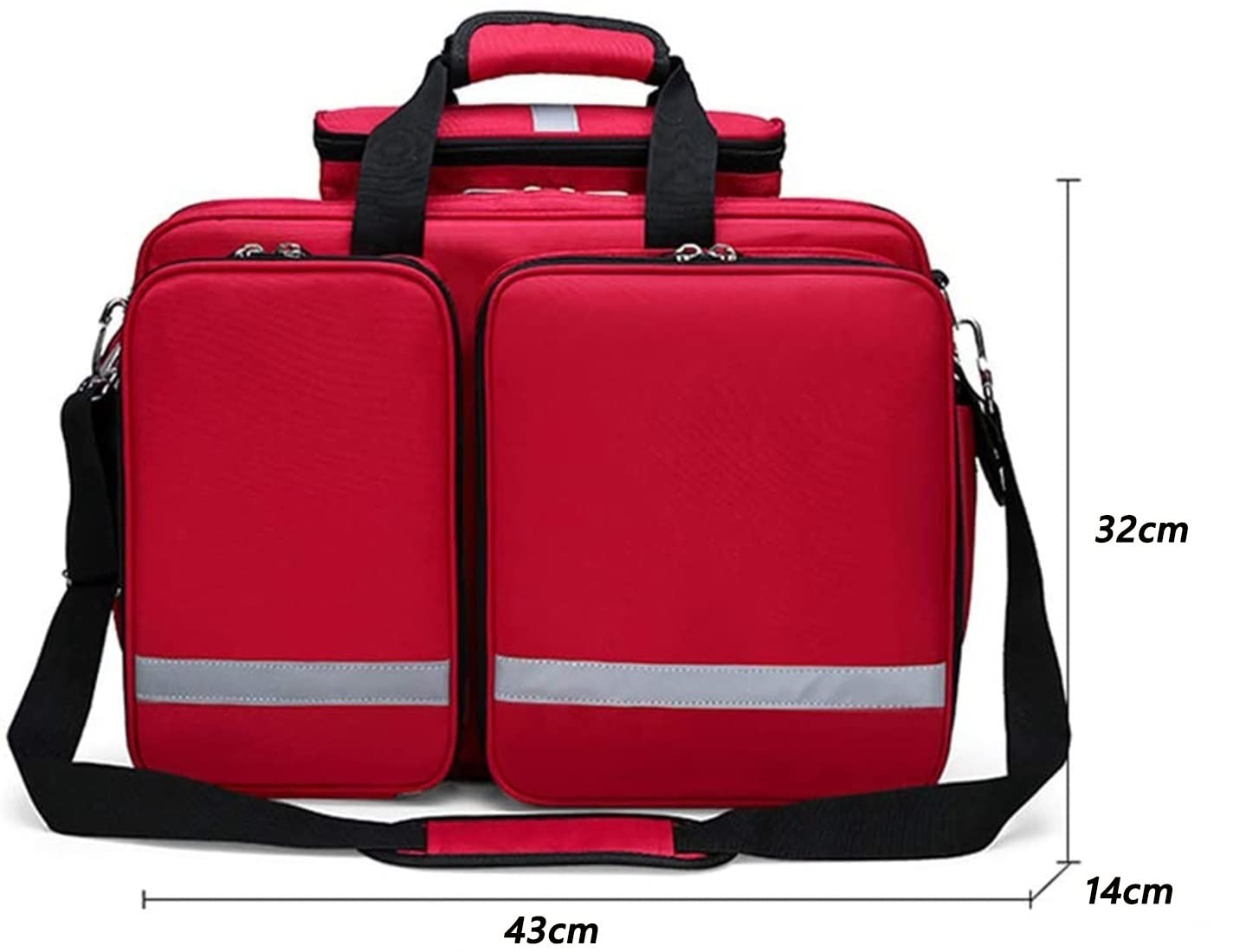 Botiquín de Primeros Auxilios, Maletín médico portátil Paquete ambulatorio Botiquín de Primeros Auxilios Multiusos de Gran Capacidad rescate de emergencia impermeable al aire libre de gran capacidad