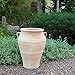 Produktbild hohe Terracotta Amphore | 50 cm | große Pflanzamphore Pflanzgefäß | winterharte Keramik für Garten Terrasse Außenbereich Olea 50 cm