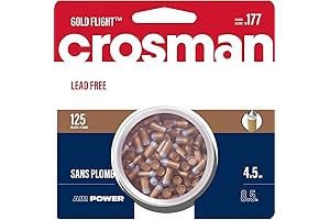 Gold Flight LF1785 Lead-Free .177 Caliber Penetrator Pointed Pellets