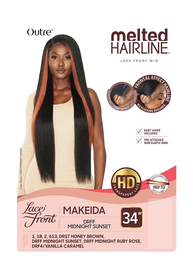 Outre Lace Front Wig - Melted Hairline - MAKEIDA (DRST HONEY BROWN)