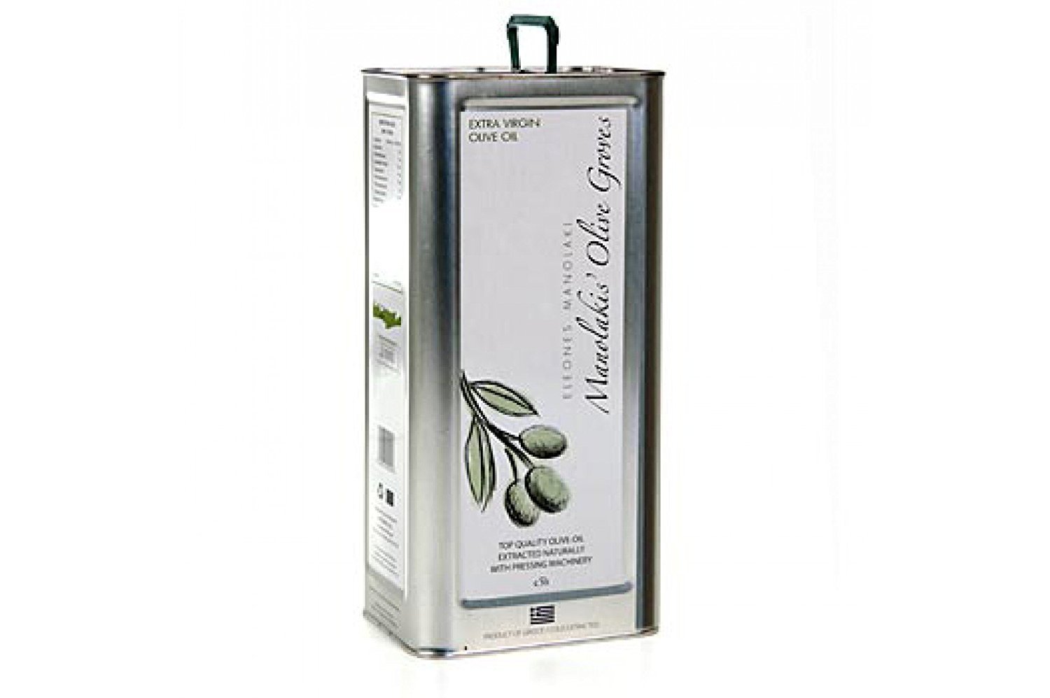 KretaNatura Natives Olivenöl extra Kaltgepresst & Filtriert | 100% natürliches & reines Olivenöl für Feinschmecker - Kreta, Griechenland | sortenreine Koroneiki Oliven | 5 Liter Kanister