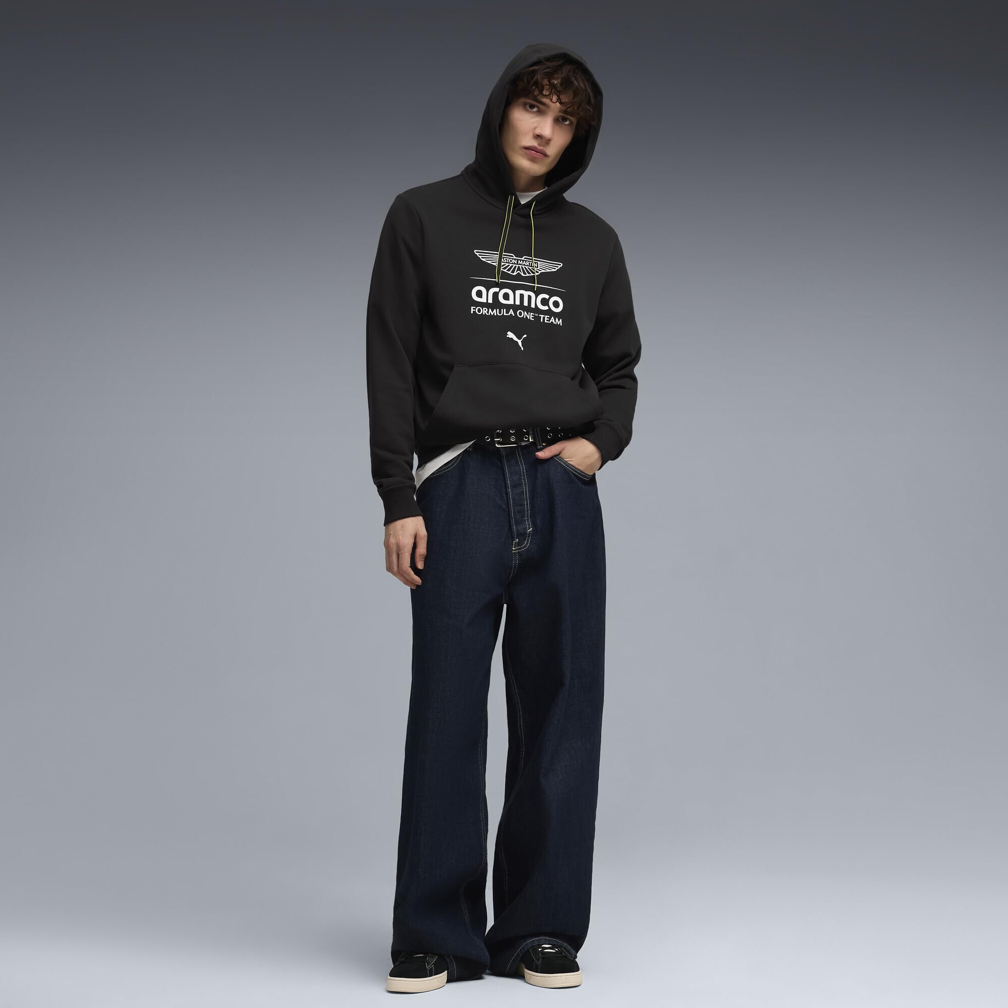 PUMA Sudadera con Capucha x Aston Martin ARAMCO F1® Team Essentials Hombre