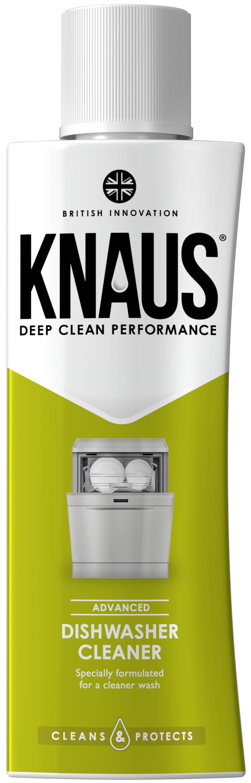 KNAUS DISHWASHER CLEANER - 3 x Concentrated Doses - Effortlessly Eliminates Grime, Grease, Mould, and Unpleasant Odors - Deep Cleans your Dishwasher