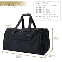 Amazon | トリンクル ガーメントバッグ ボストンバッグ 大容量