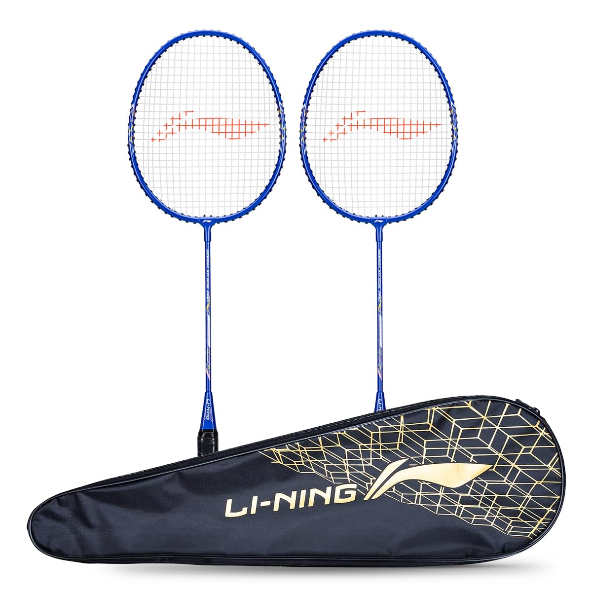 Smash XP PRO Badminton Combo of 2 Badminton Rackets and 1 Racket Full Cover