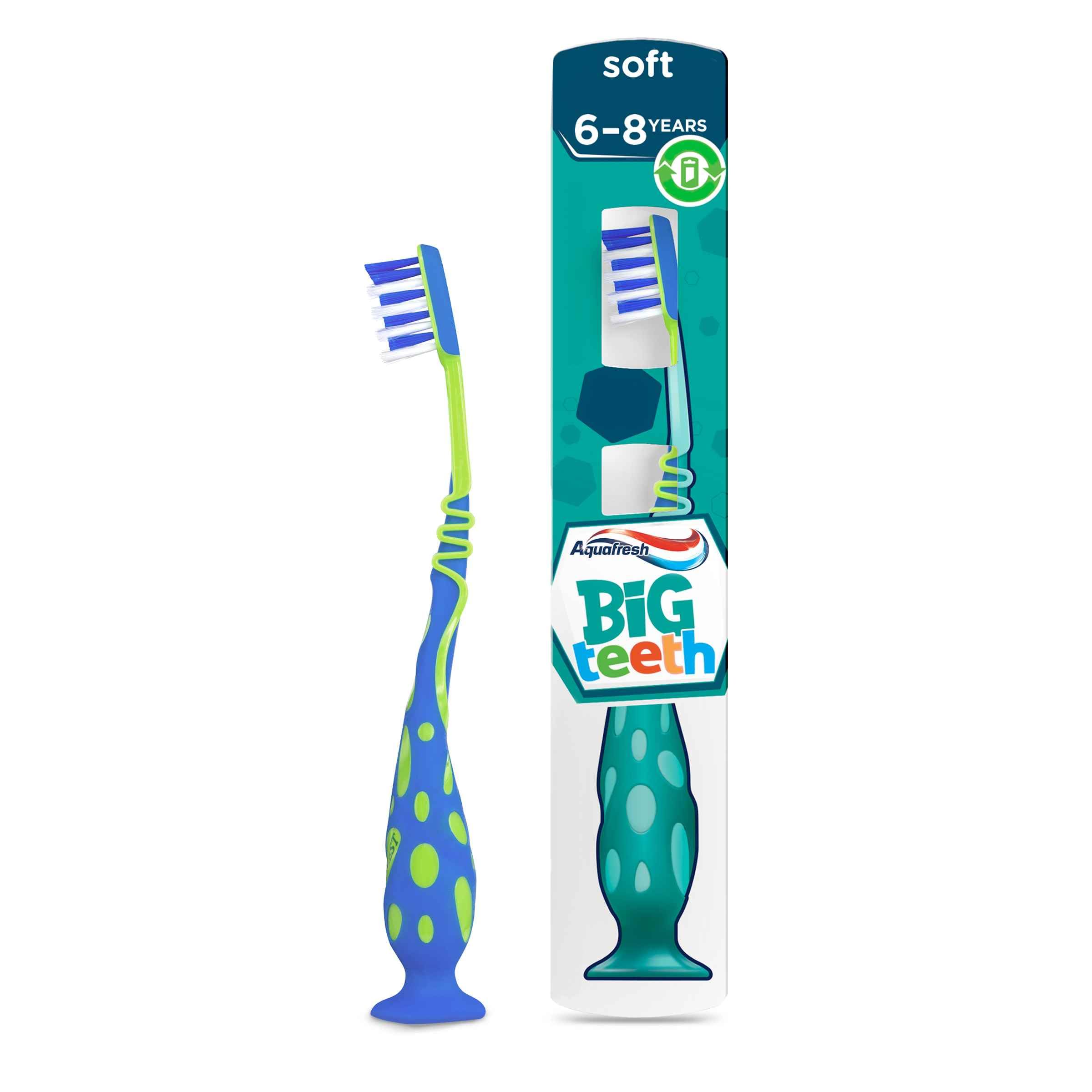 Big Teeth 6-8 Years, Soft Bristles, Manual Toothbrush