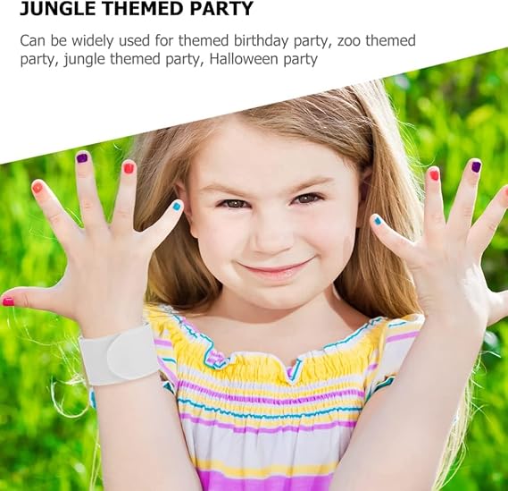 White Slap Bracelets, 12 PCS Plastic Party Bands DIY Blank Bracelets Slap Wristbands Bulk Plain Snap Bands for Kids & Adults