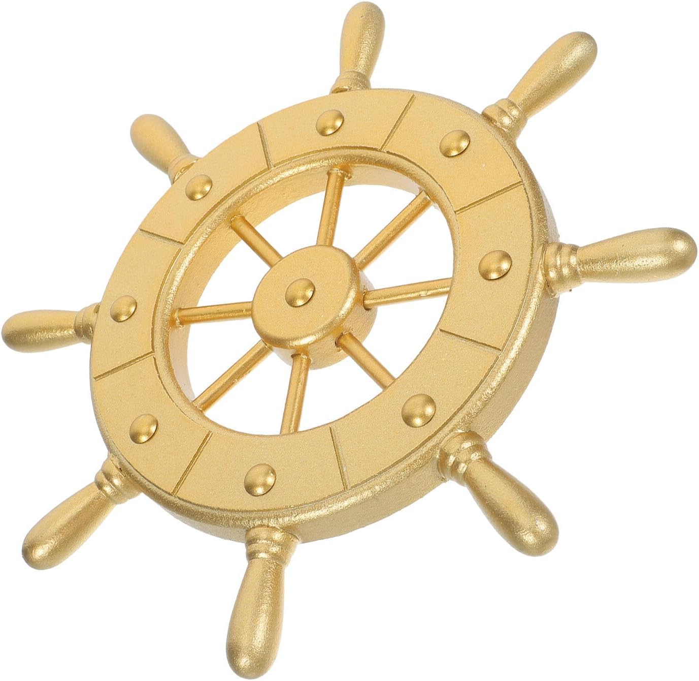 CZJHJYff 23/34CM Wooden Ship Wheel Ornament