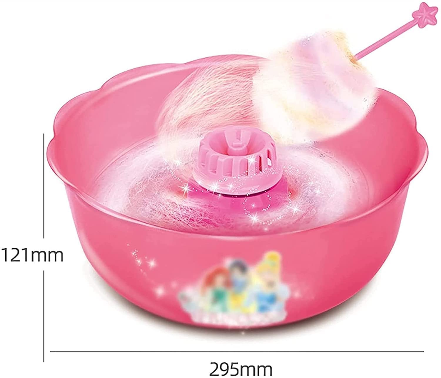 Máquina de algodón de algodón de algodón eléctrico Candy Maker Fiesta de cumpleaños Rosa