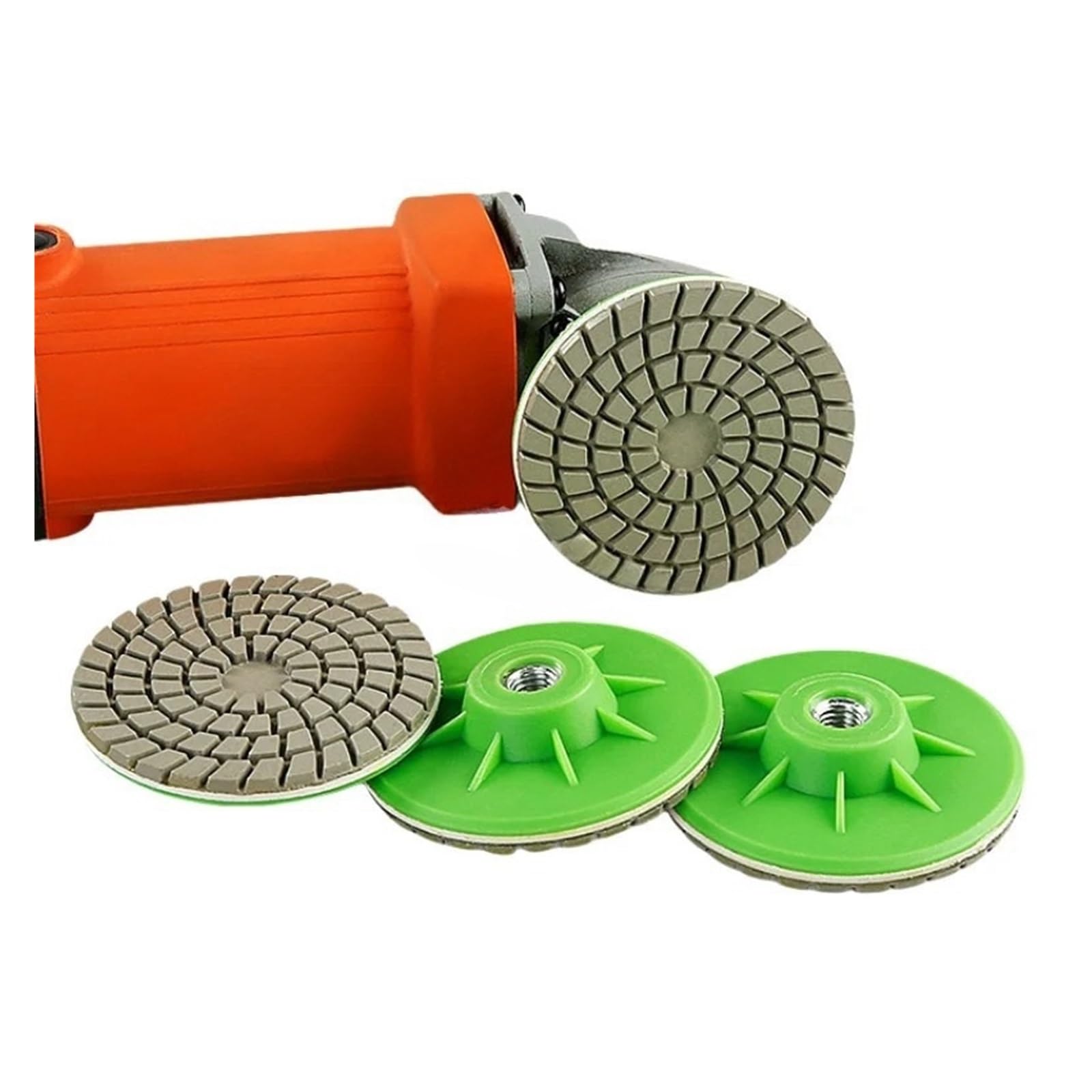 Polerująca tarcza szlifierki stołowej, 3" 80mm Tarcza polerska na mokro i sucho Ścierniwo do szlifowania marmuru, granitu, betonu, blatów, kamienia, polerowania krawędzi(10 Pcs)