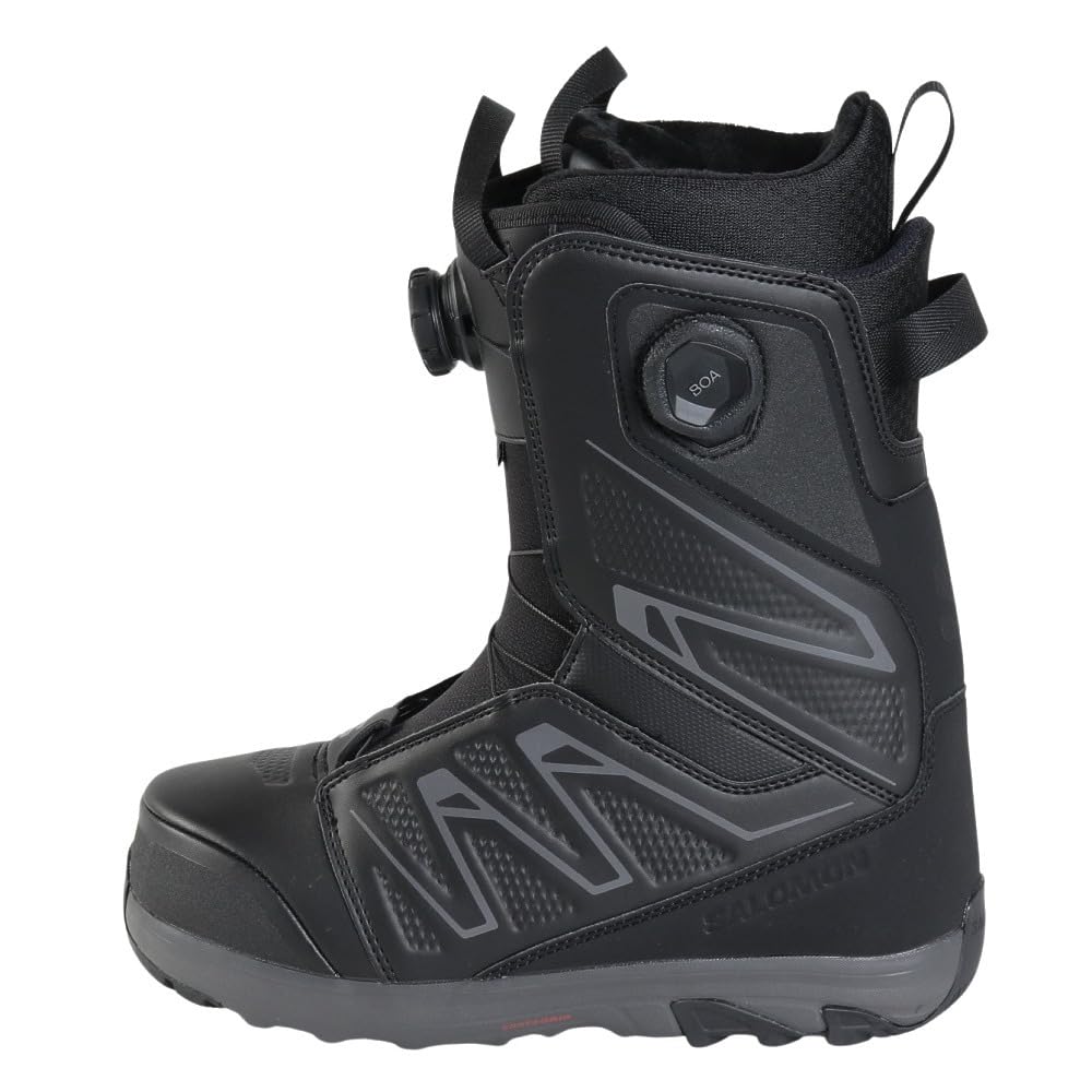 Salomon LAUNCH BOA® Salomon L47403000 LAUNCH BOA SJ BOA Black/Black 30.5 Men's