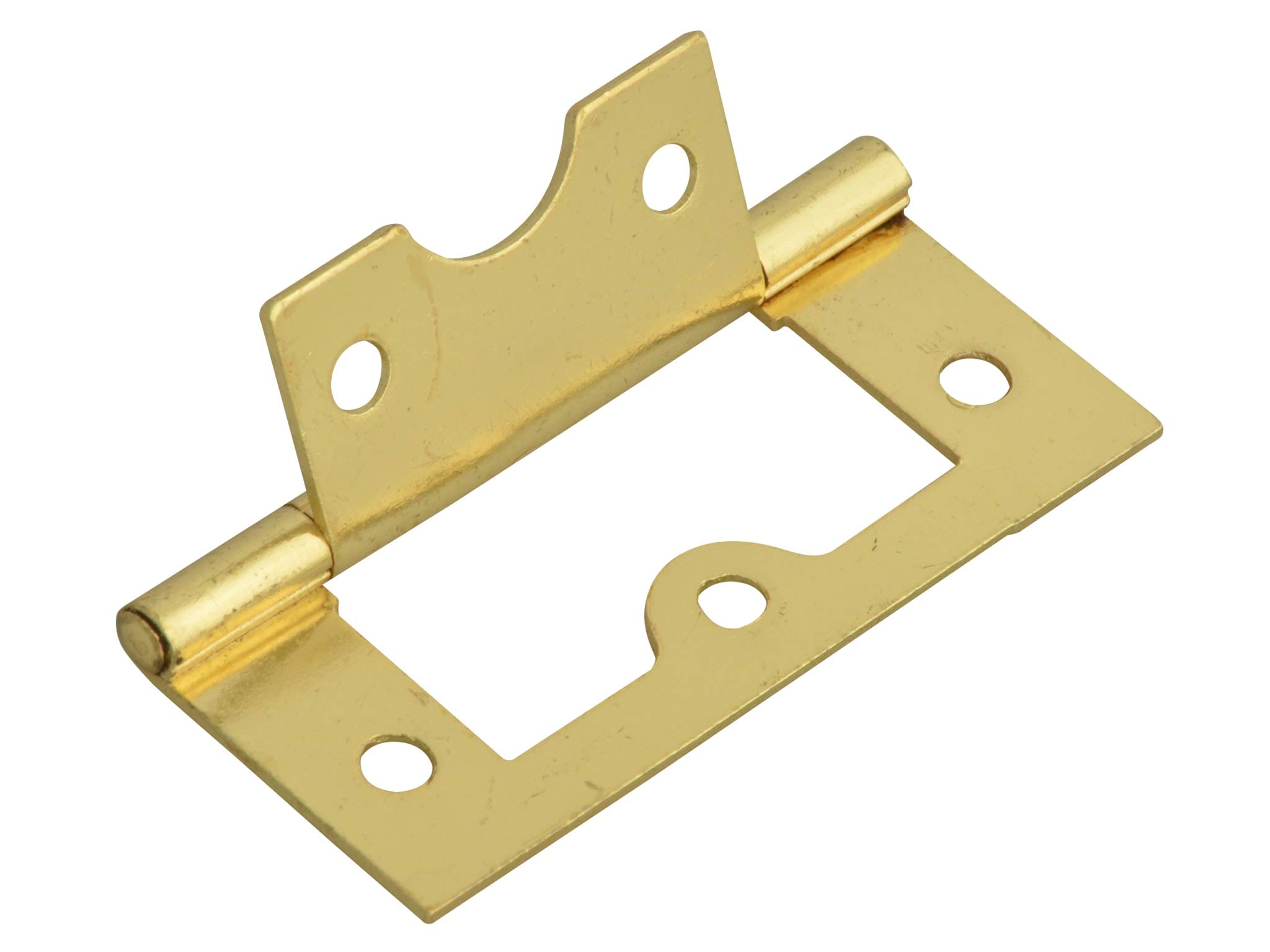 Forge Brass 60Mm Flush Hinge With Finish