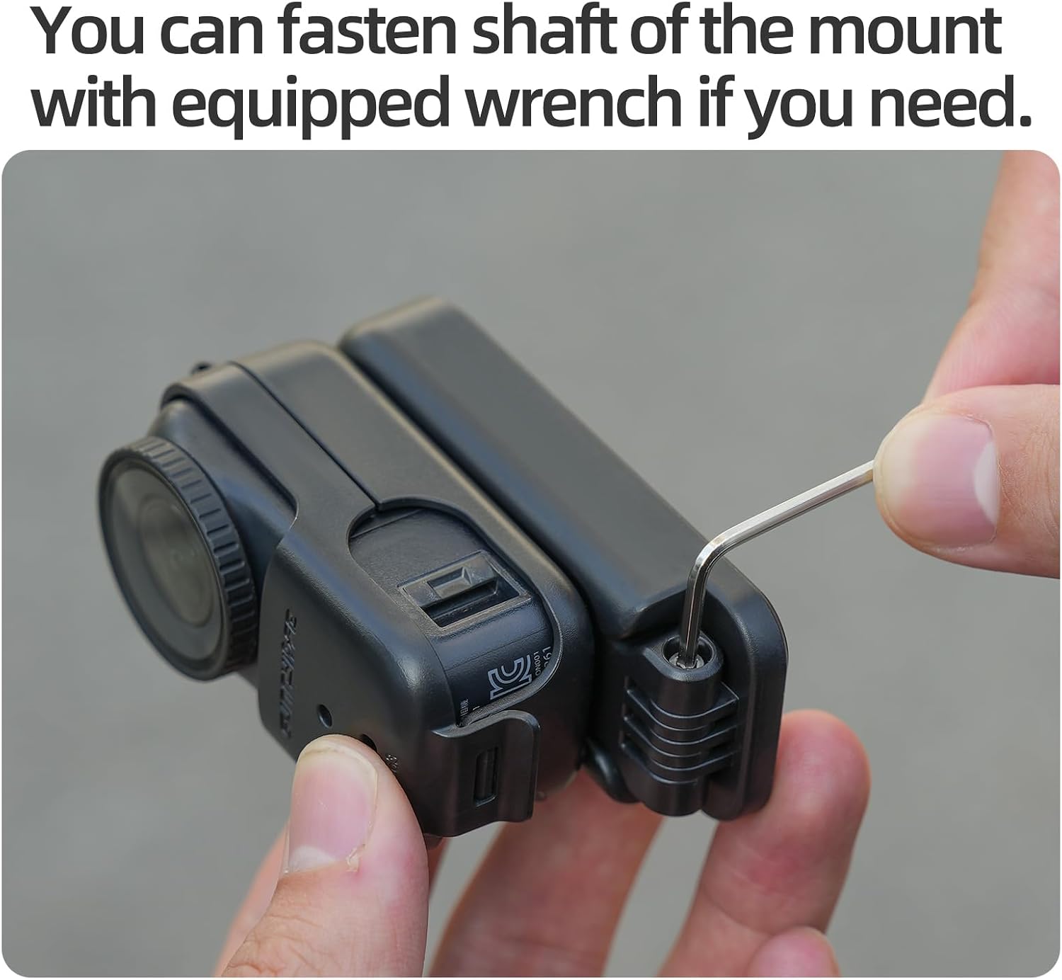 CAPART Foldable Magnetic Mount for DJI OSMO Nano, Vertically Horizonally Adjustable, 360° Rotatable 180° Tiltable, Mini Size Multifunctional Tabletop Wall Pole Car Magnetic Mounting