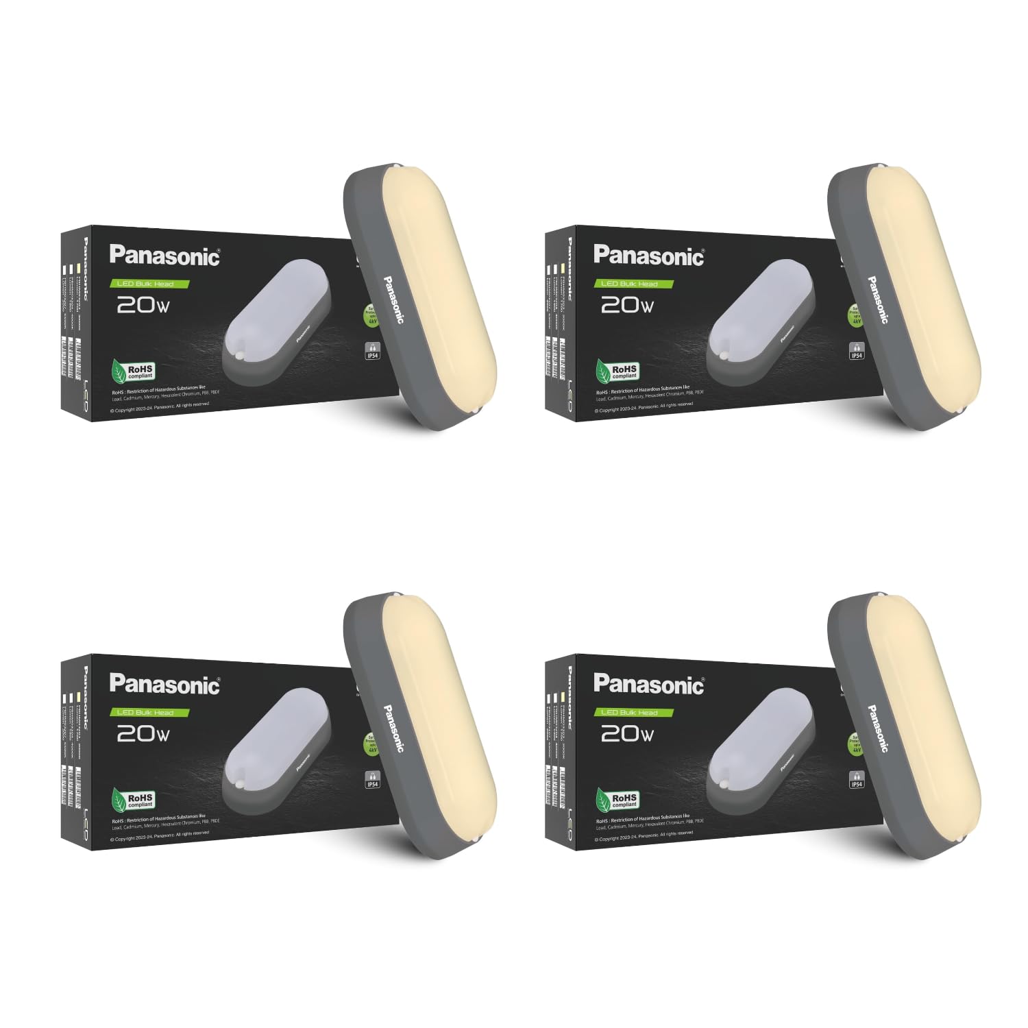 Panasonic LED Bulkhead Light - Outdoor Waterproof -9