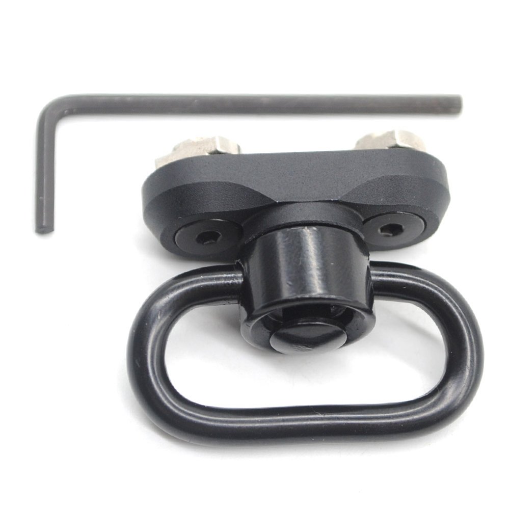 Keymod Trirock M-Lok Sling Mount Adapter & Sling Swivel 1,25 Pollici Attacco rapido Staccabile Kit