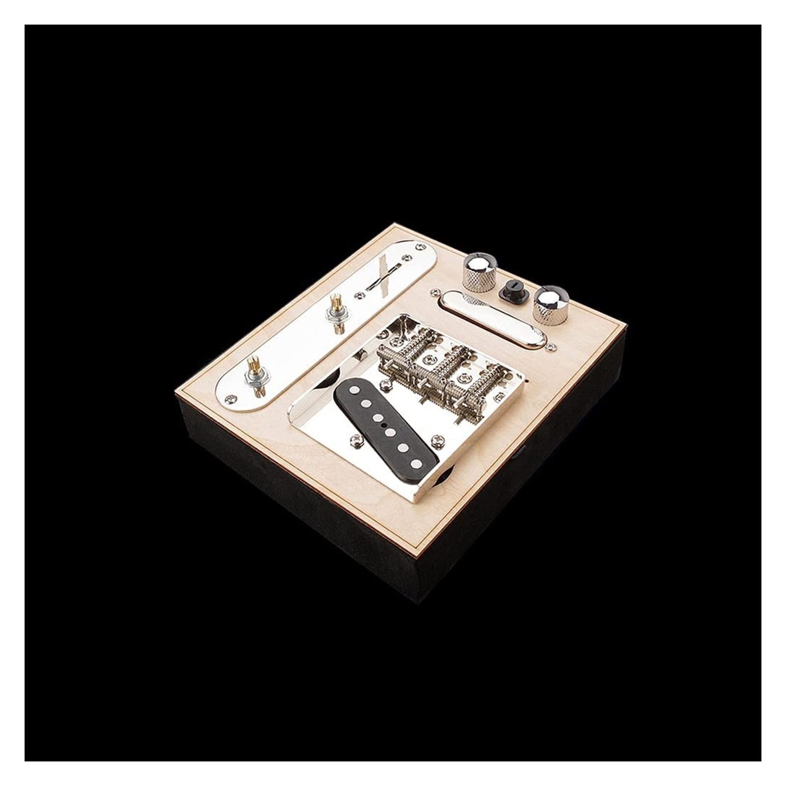 Pastillas Doble Bobina Placa De Puente De Silla De Montar Sin Rosca Precableada Cargada De Pastillas De Alnico V para Telecaster Electric Guitar Humbucker Set