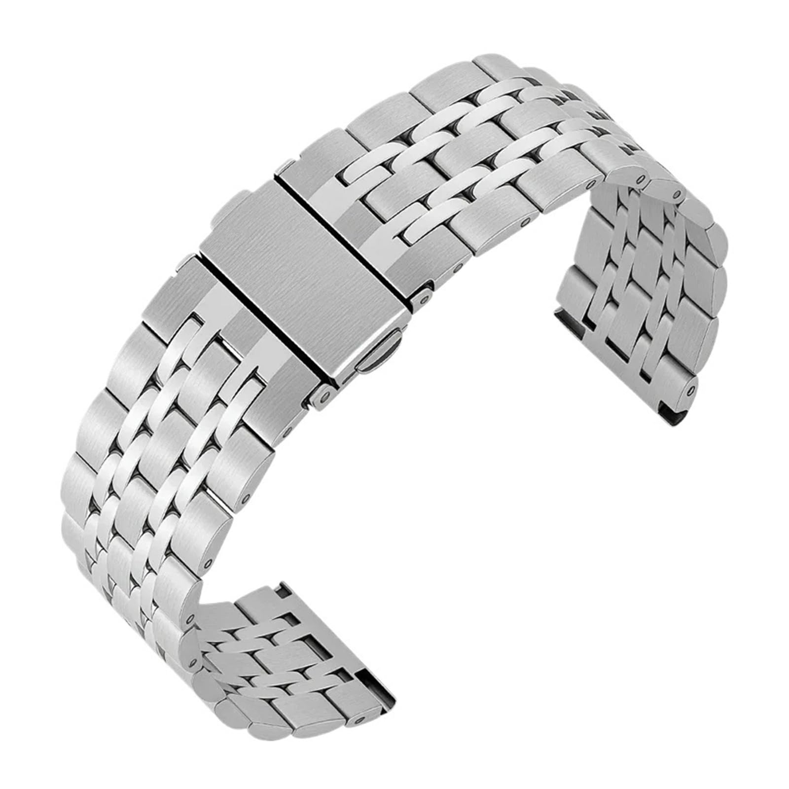 Generico Cinturino for orologio in acciaio inossidabile massiccio