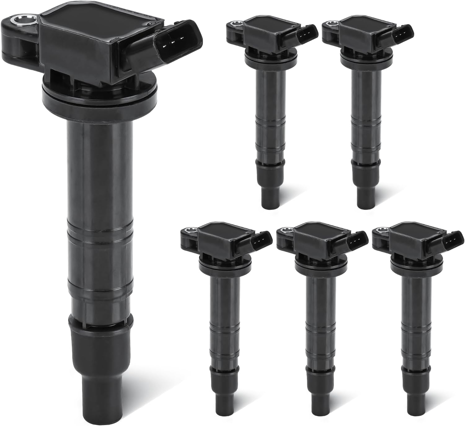 Set of 4 Ignition Coil Pack 2.4L 4L Compatible with Toyota 4Runner Camry Matrix FJ Cruiser Solara Tacoma Tundra, Lexus IS F 5L Replace UF495 C1426 610-58651